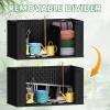 imageDevoko 30 Gallon Resin Deck Box Outdoor Indoor Waterproof Storage Box for Patio Furniture Pool Accessories Storage for Cushion Garden Tools 30 Gallon BrownBlack