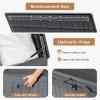 imageDevoko 30 Gallon Resin Deck Box Outdoor Indoor Waterproof Storage Box for Patio Furniture Pool Accessories Storage for Cushion Garden Tools 30 Gallon BrownGray