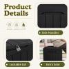 imageDevoko 85 Gallon Deck Box Lockable Resin Outdoor Storage Box waterproof Outdoor Container for Patio Furniture Cushions Pillow BrownBlack