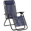 imageDevoko Set of 2 Zero Gravity Lounge Chairs Outdoor Folding Adjustable Steel Mesh Recliner Chairs with Cup Holder ampamp Removable Pillow for Patio Garden Lawn Beach BeigeDark Blue