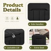 image:imageDevoko 29 Gallon Waterproof Outdoor Storage Box Resin Deck Box Lockable and UV Resistant for Patio Furniture Garden Tools Black 29 GallonBlack