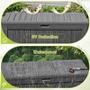 image:imageDevoko 29 Gallon Waterproof Outdoor Storage Box Resin Deck Box Lockable and UV Resistant for Patio Furniture Garden Tools Black 29 GallonGray